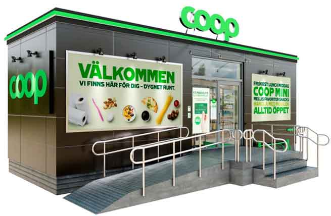 Coop Sweden Launched First Unmanned Store Armed by ZKONG