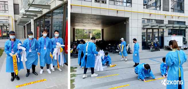 ZKONG Volunteer Team Supports Work of Pandemic Prevention