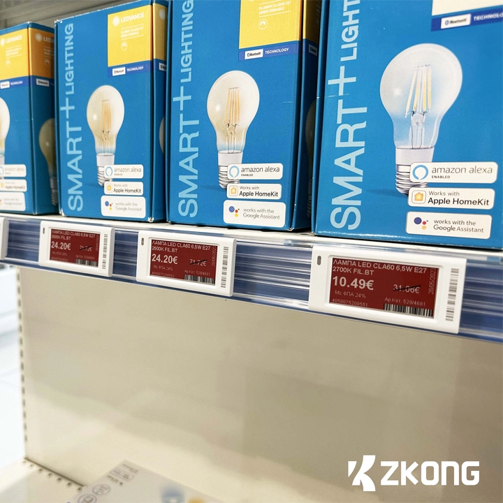 How Do Zkong Valley Lightweight Grocery Store Shelf Labels Work?