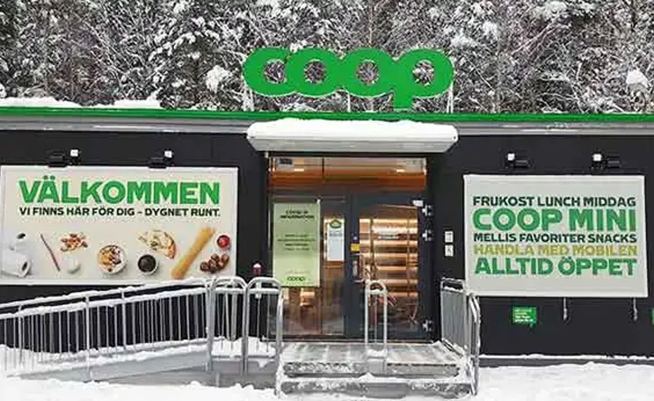 Coop Sweden Launched First Unmanned Store Armed by ZKONG