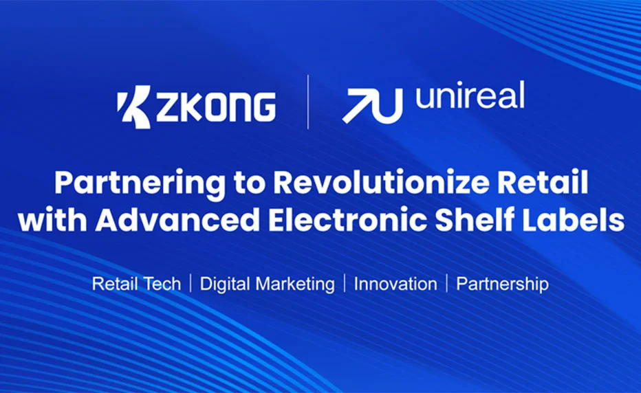 Unireal Partners with ZKONG to Revolutionise Retail with Electronic Shelf Labels