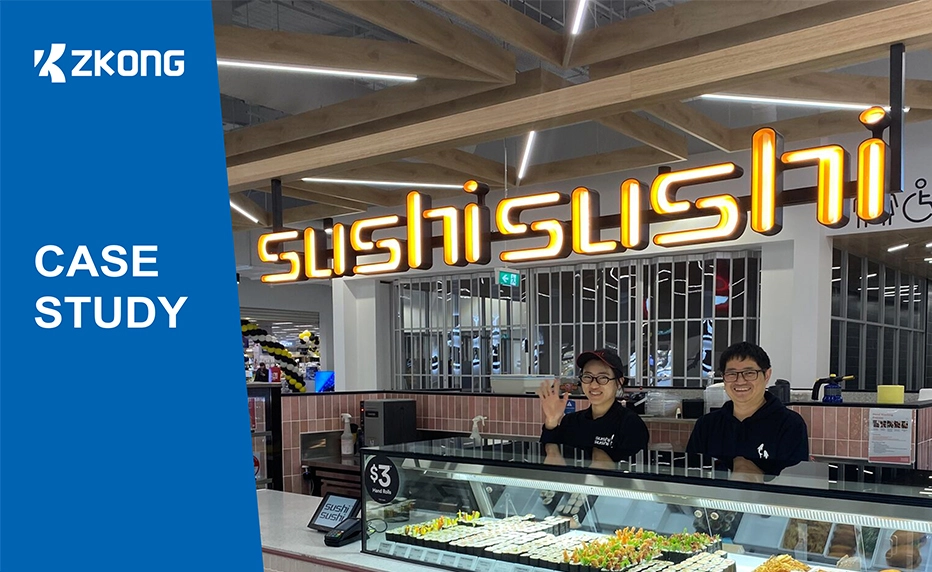 Smart Retail, Fresh Sushi: ZKONG’s ESL Sparks Sushi Sushi's Success