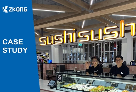 Smart Retail, Fresh Sushi: ZKONG’s ESL Sparks Sushi Sushi's Success