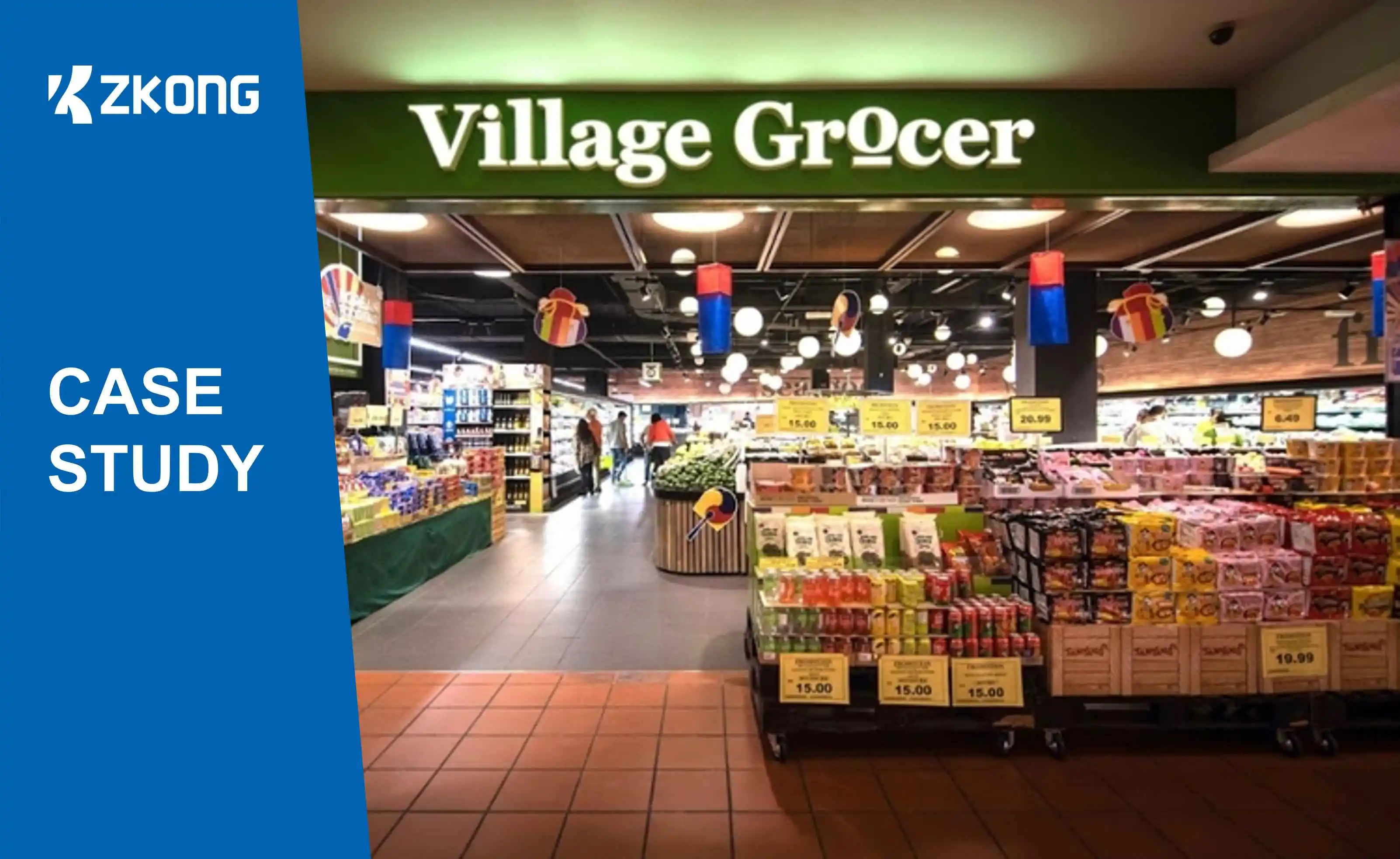 Village Grocer's Digital Transformation with ZKONG's ESL