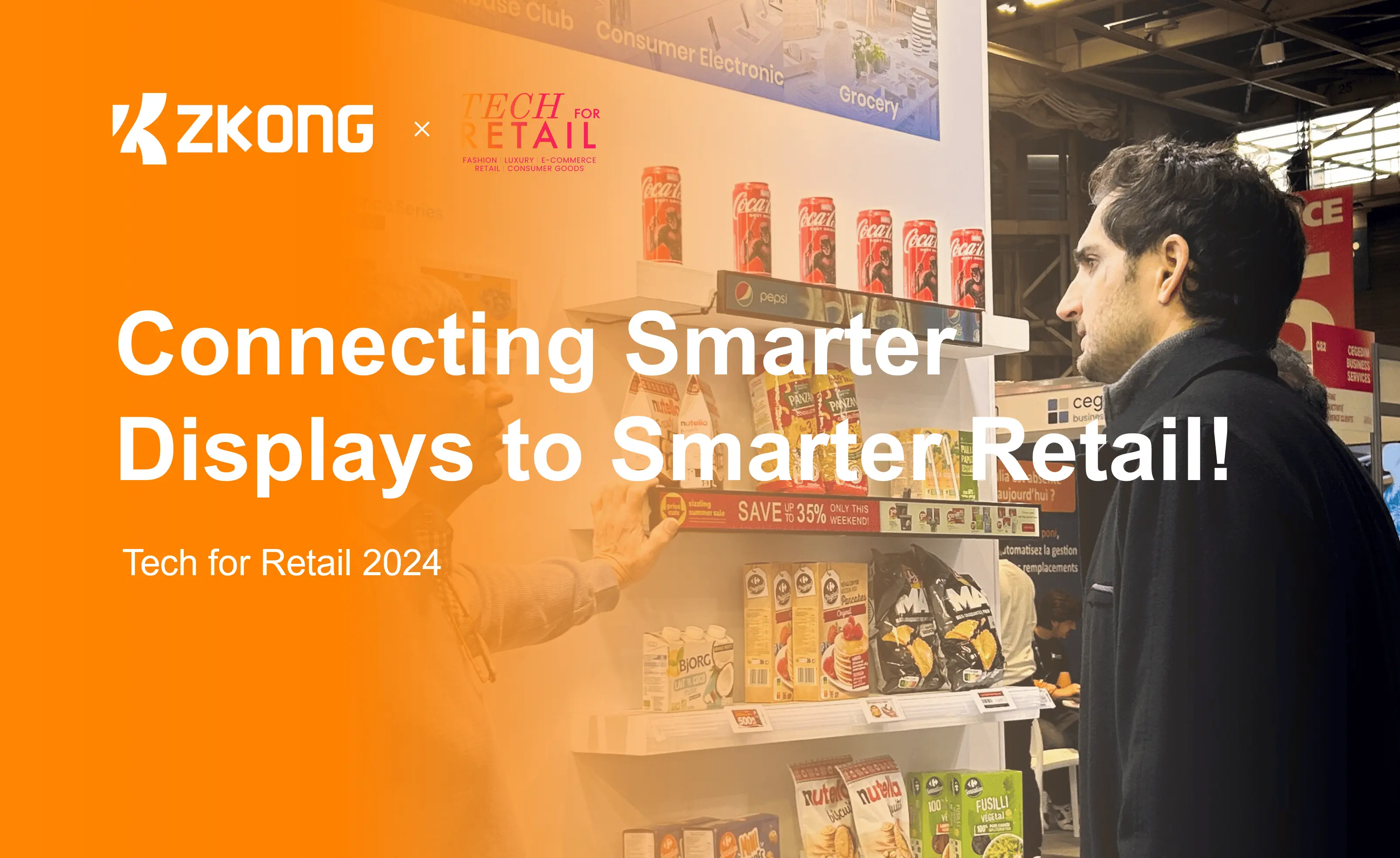 ZKONG Successfully Showcases Retail Tech Innovations at Tech for Retail 2024